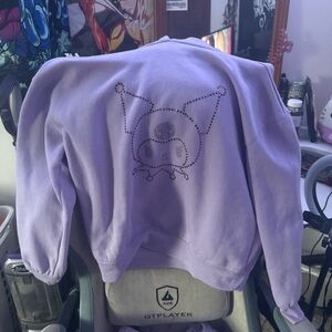 Sanrio Purple Sweatshirt with Character Design